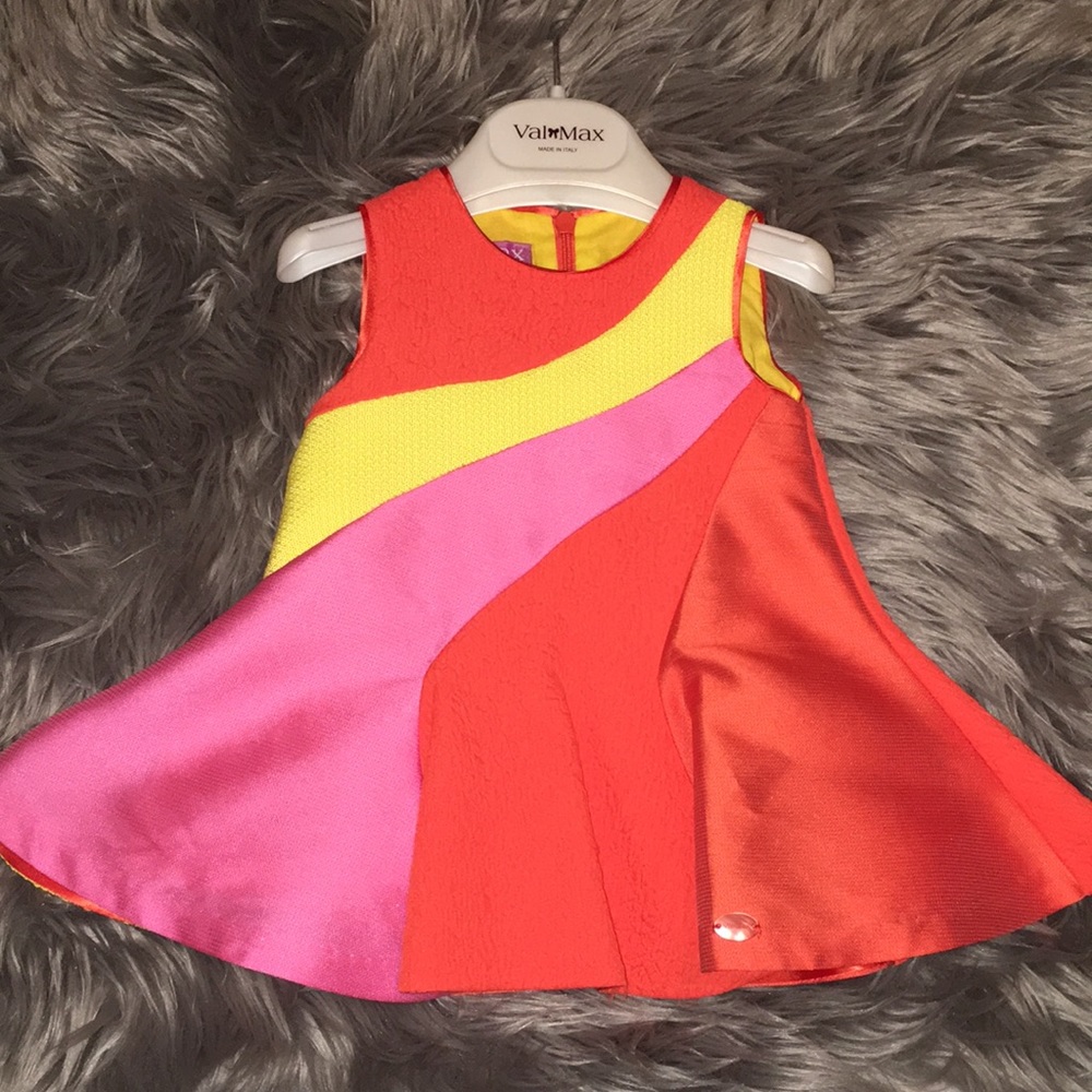 Val Max luxurious special occasion baby girl dress